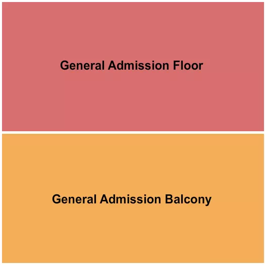 GA FLOOR GA BALCONY Seating Map Seating Chart