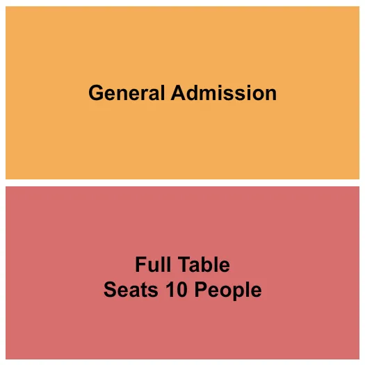 GA TABLES Seating Map Seating Chart