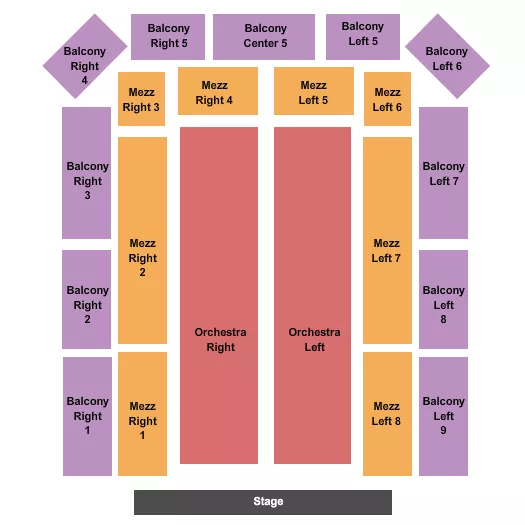 ENDSTAGE 3 Seating Map Seating Chart