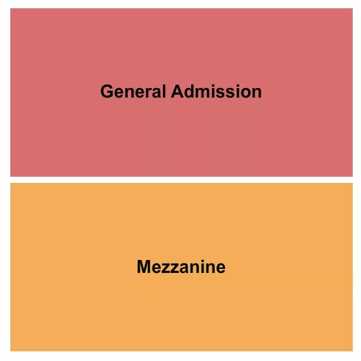 GA FLOOR MEZZ Seating Map Seating Chart