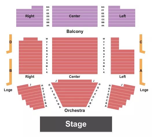 ENDSTAGE 3 Seating Map Seating Chart
