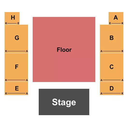 ENDSTAGE 2 Seating Map Seating Chart