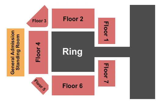 WRESTLING Seating Map Seating Chart