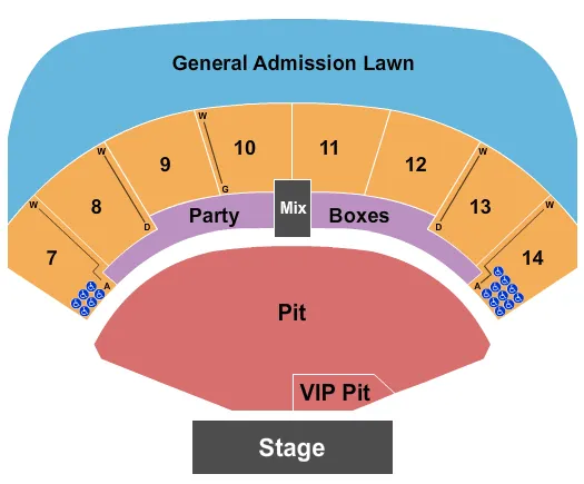 DABABY Seating Map Seating Chart