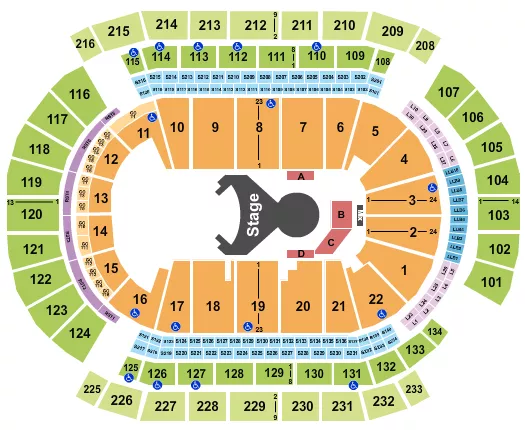 CIRQUE DU SOLEIL Seating Map Seating Chart