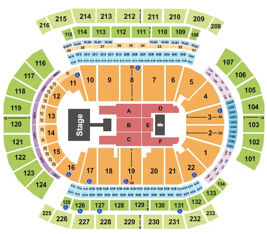 LE SSERAFIM Seating Map Seating Chart