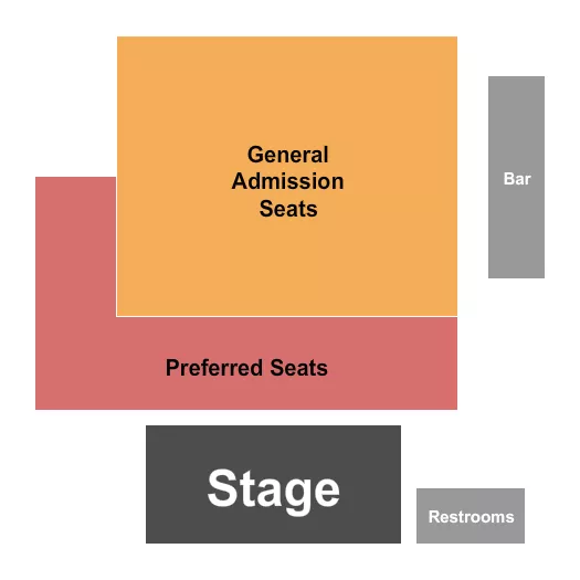 PUNCH LINE COMEDY CLUB HOUSTON GA PREFERRED Seating Map Seating Chart