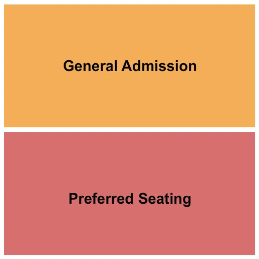 PUNCH LINE COMEDY CLUB SACRAMENTO GA PREFERRED Seating Map Seating Chart