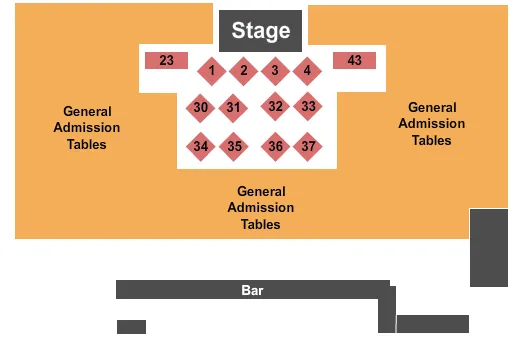 PUNCH LINE COMEDY CLUB SACRAMENTO JOEL KIM BOOSTER Seating Map Seating Chart