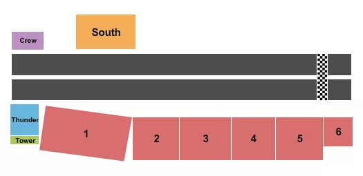 ROCKY MOUNTAIN NATIONALS Seating Map Seating Chart