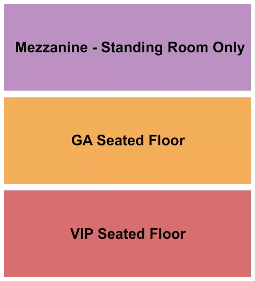 RACKET NY GA VIP MEZZ Seating Map Seating Chart