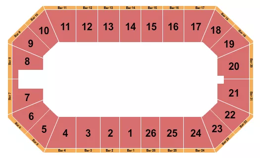 RALPH ENGELSTAD ARENA MN OPEN FLOOR Seating Map Seating Chart