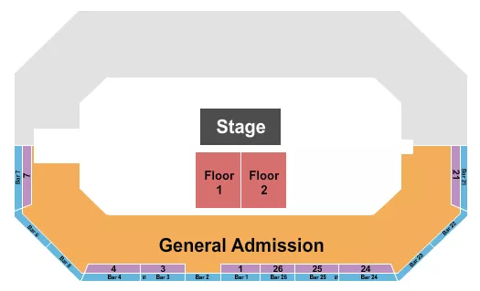 RALPH ENGELSTAD ARENA MN PUPPY PALS Seating Map Seating Chart