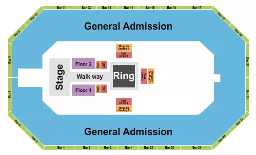 RALPH ENGELSTAD ARENA MN WRESTLING Seating Map Seating Chart