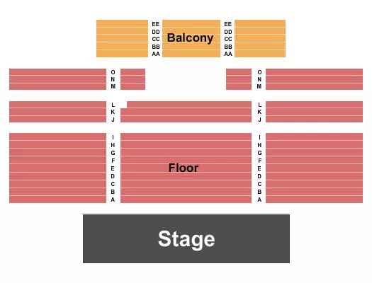 ENDSTAGE Seating Map Seating Chart