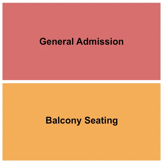 GA BALCONY SEAT Seating Map Seating Chart
