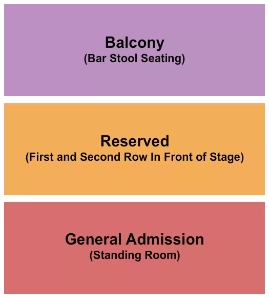 GA RSV BALCONY Seating Map Seating Chart