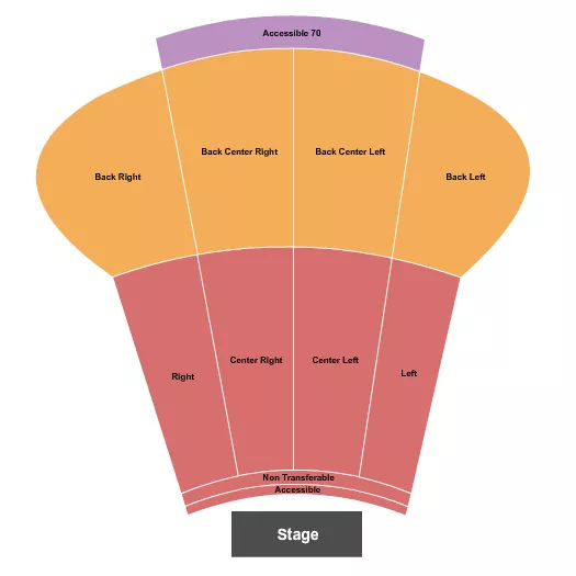 ENDSTAGE RESERVED Seating Map Seating Chart