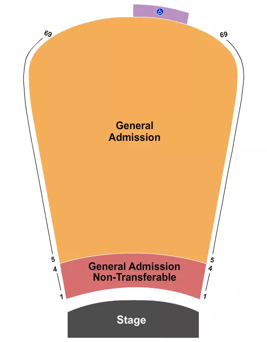 GA 2 Seating Map Seating Chart