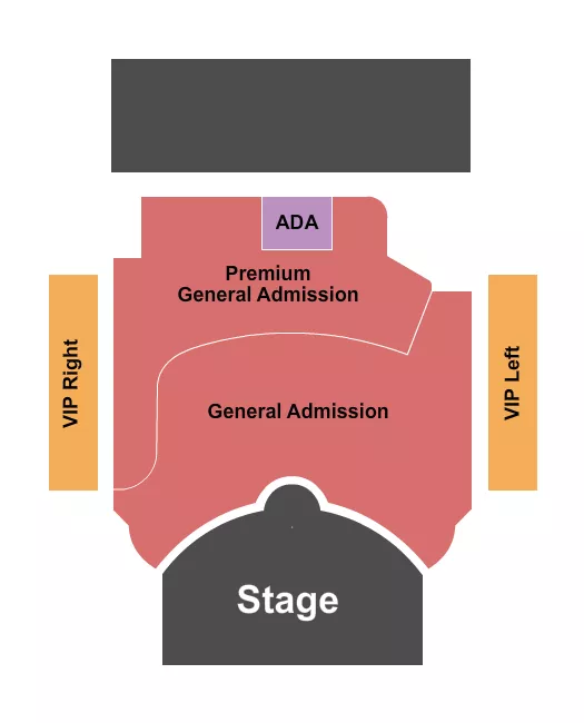 GA PREMIUM VIP Seating Map Seating Chart