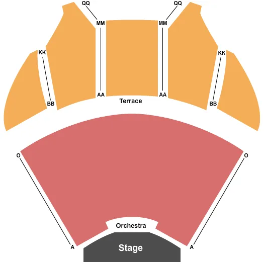 END STAGE Seating Map Seating Chart