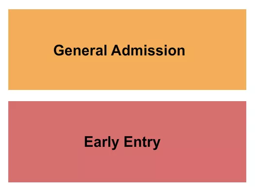 GA EARLY ENTRY Seating Map Seating Chart