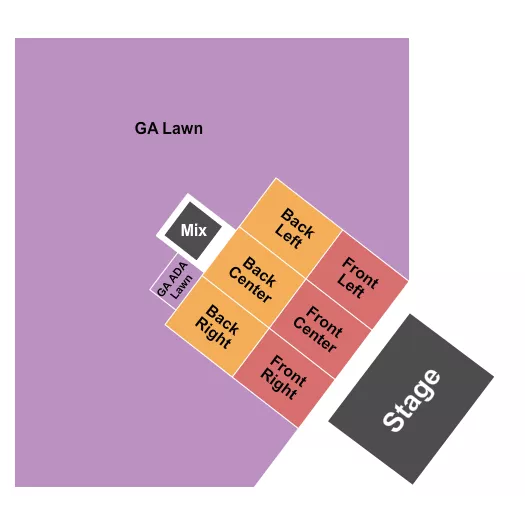 REMLINGER FARMS WA ENDSTAGE RESERVED Seating Map Seating Chart