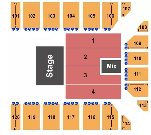 HALF HOUSE 2 FLR 1 4 Seating Map Seating Chart
