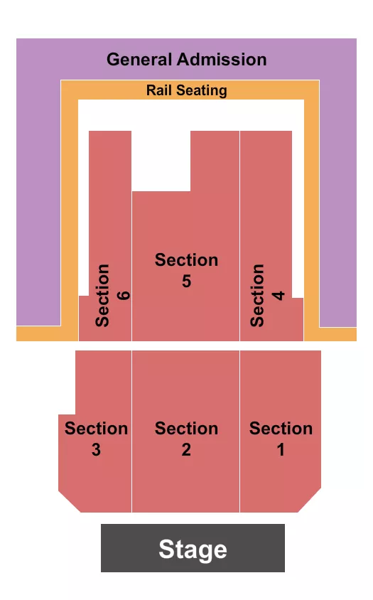 ENDSTAGE 3 Seating Map Seating Chart