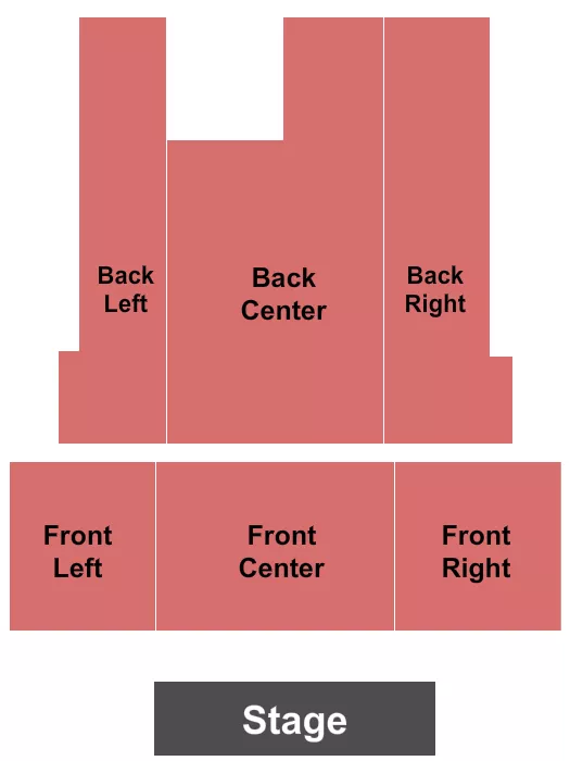 ENDSTAGE 4 Seating Map Seating Chart