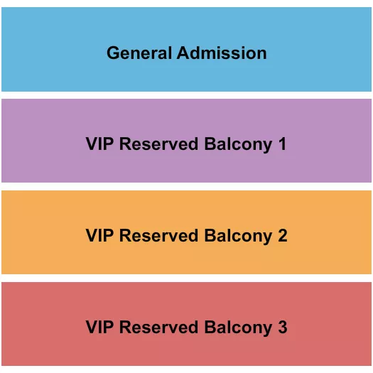 GA VIP BALC 2 Seating Map Seating Chart