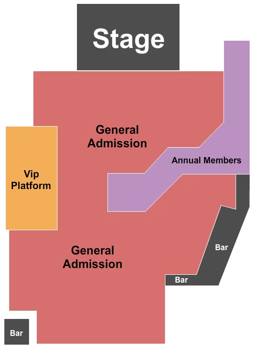 ENDSTAGE 2 Seating Map Seating Chart