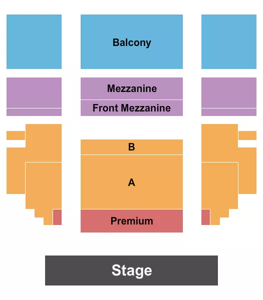 VAMPIRE CIRCUS Seating Map Seating Chart