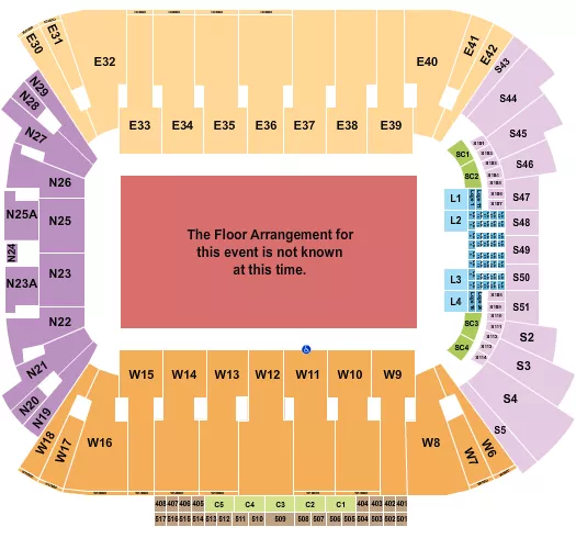 GENERIC FLOOR Seating Map Seating Chart