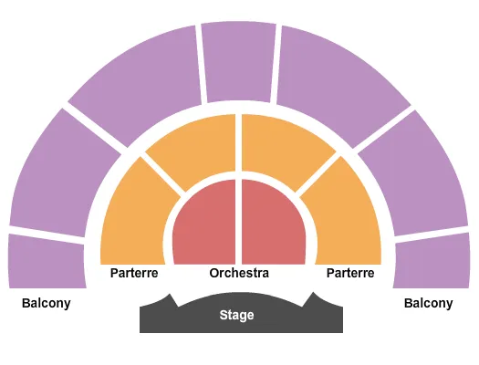 END STAGE Seating Map Seating Chart