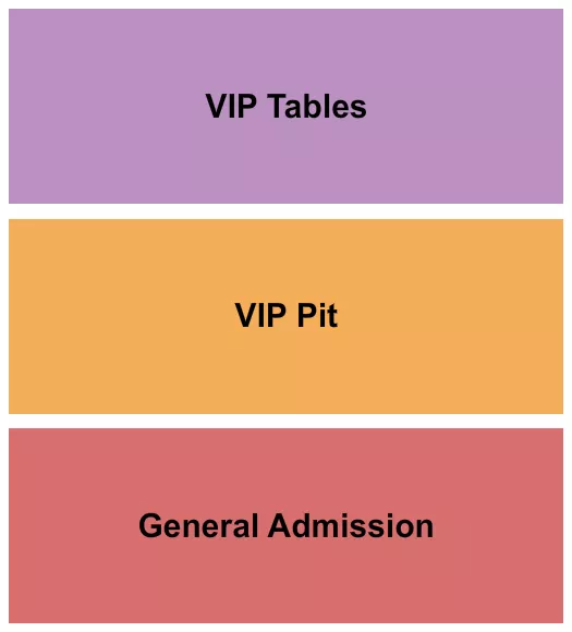 GA VIP PIT VIP TABLES Seating Map Seating Chart