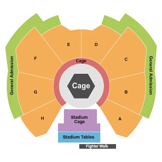 MMA Seating Map Seating Chart