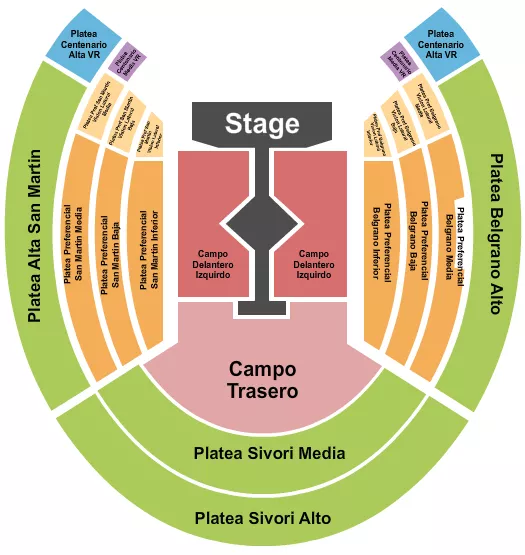 TAYLOR SWIFT Seating Map Seating Chart