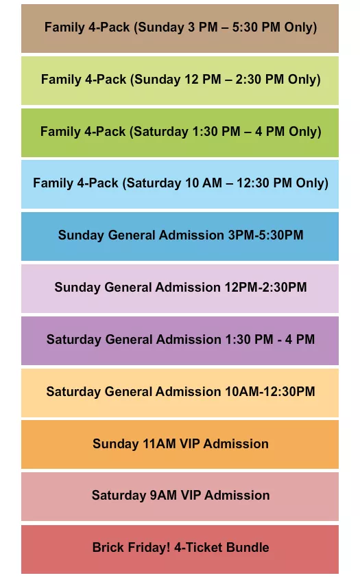 GA VIP MULTIPLE TIMES Seating Map Seating Chart