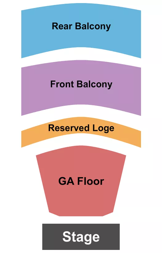 RIVIERA THEATRE IL ENDSTAGE GA FLOOR Seating Map Seating Chart