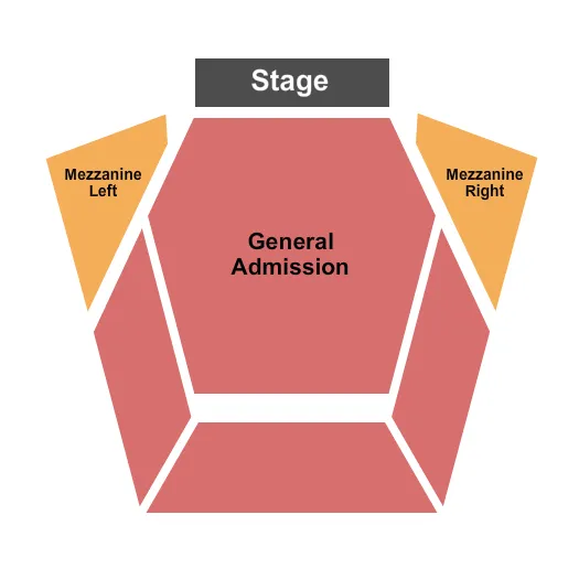 ENDSTAGE GA Seating Map Seating Chart