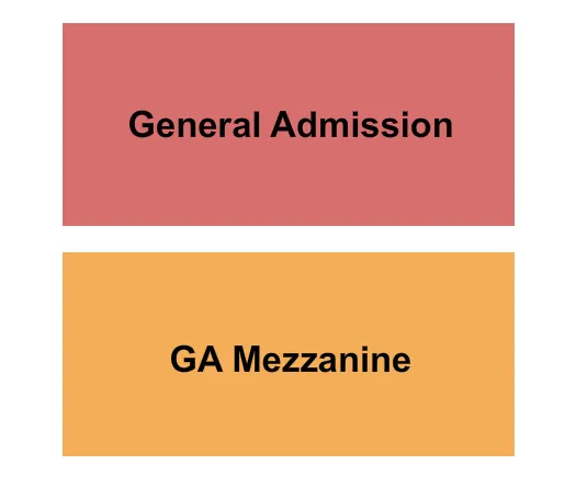 GA GA MEZZ Seating Map Seating Chart