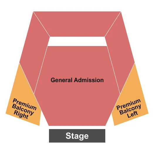 GA PREMIUM BALCONY Seating Map Seating Chart