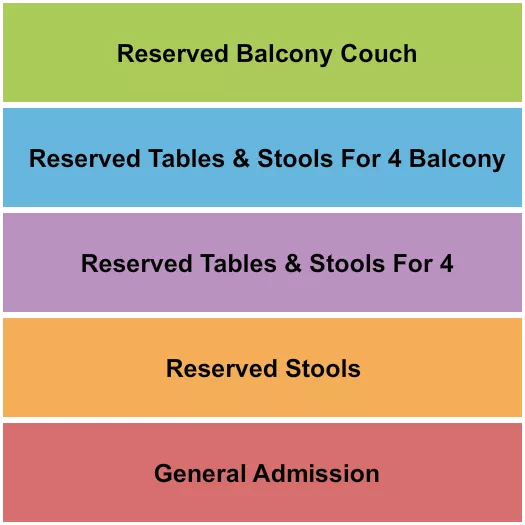 GA RESERVED Seating Map Seating Chart