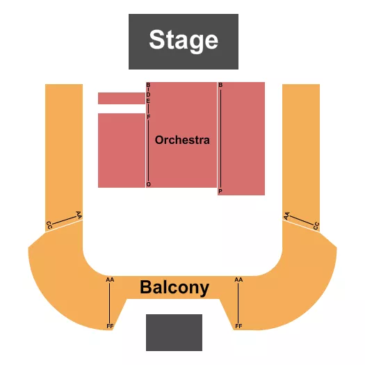 ENDSTAGE 2 Seating Map Seating Chart