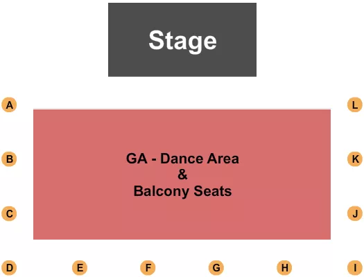 GA DANCE FLOOR Seating Map Seating Chart