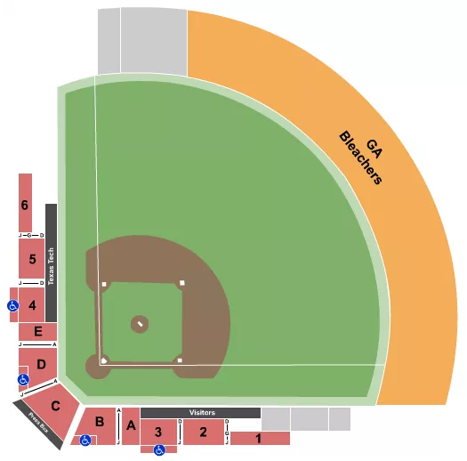 SOFTBALL Seating Map Seating Chart