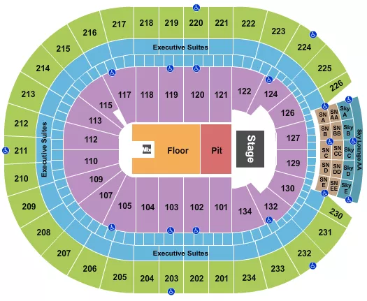 CITY AND COLOUR Seating Map Seating Chart