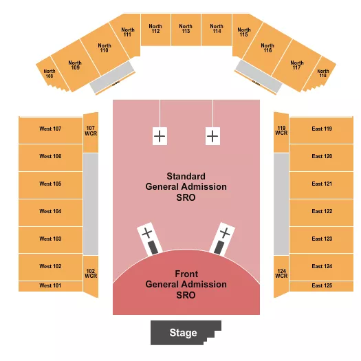 COLDPLAY Seating Map Seating Chart