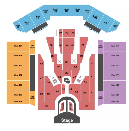 KAROL G Seating Map Seating Chart